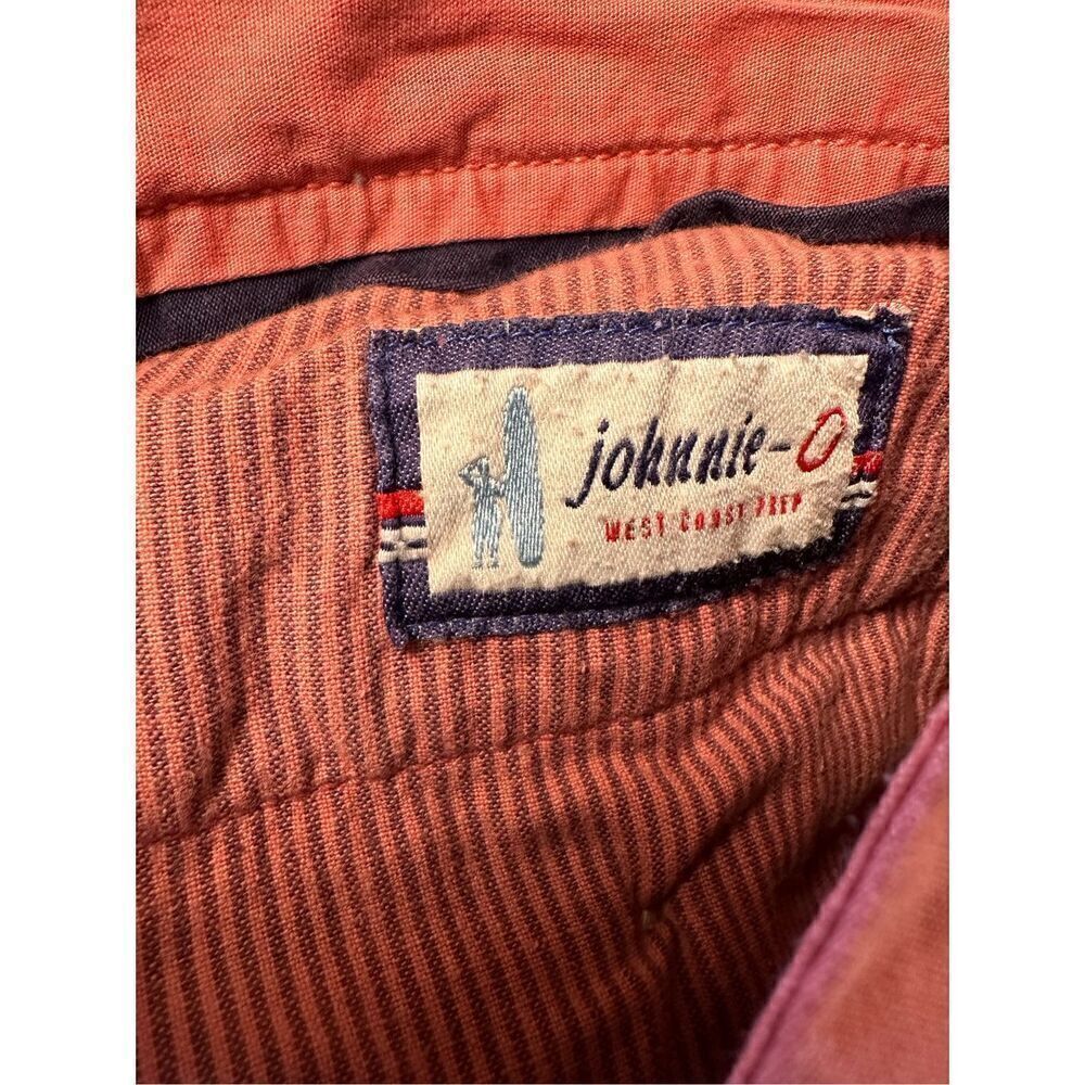 Johnnie O men’s Malibu Red shorts size 34”   #29-1206 - Picture 6 of 8